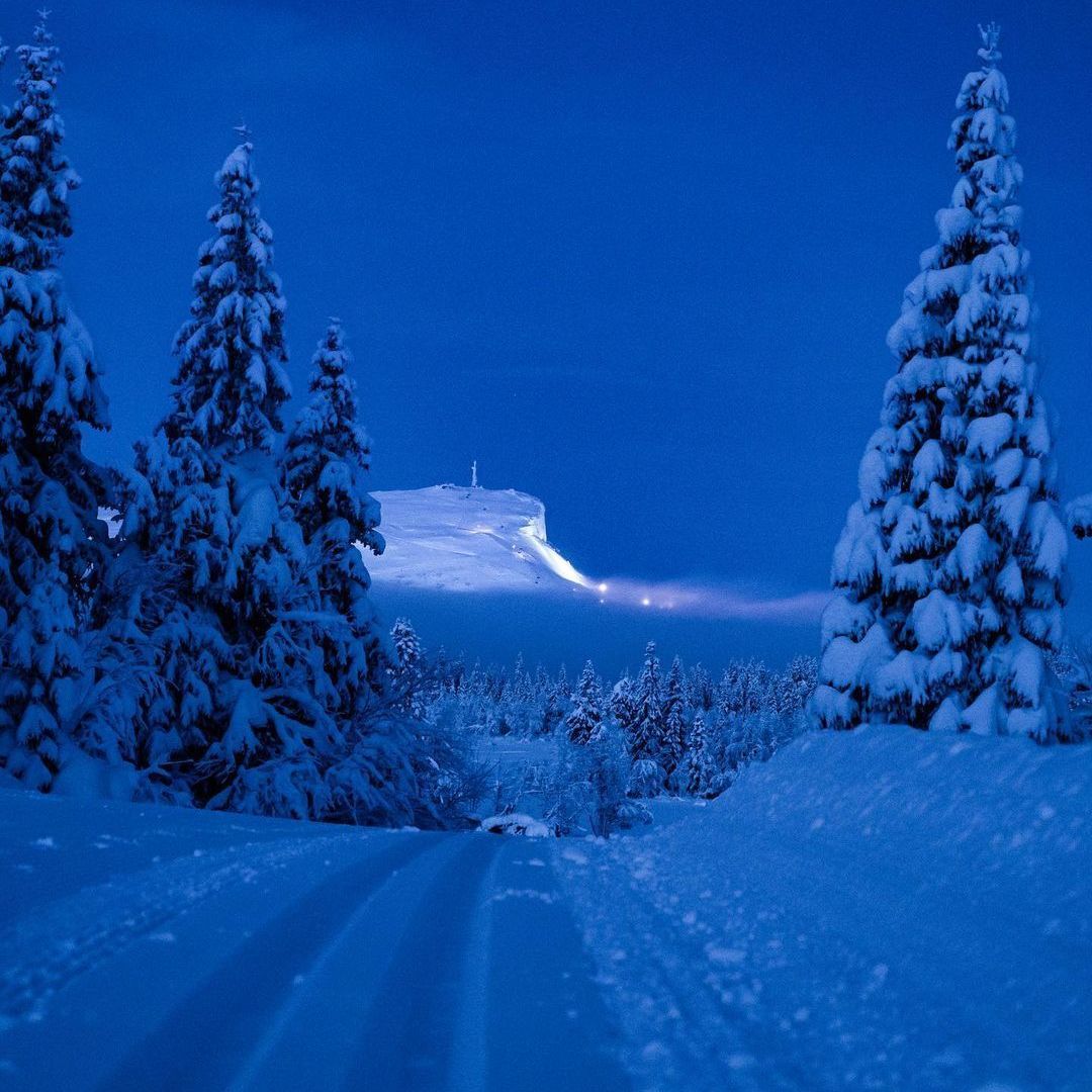 Vinternatt på Skeikampen | Foto: Jon Gunnar Henriksen
